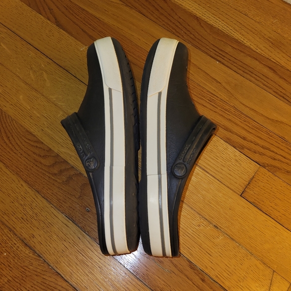 Crocs Black White Band Classics Unisex sz. 10 (W) 8 (M) - Picture 4 of 8